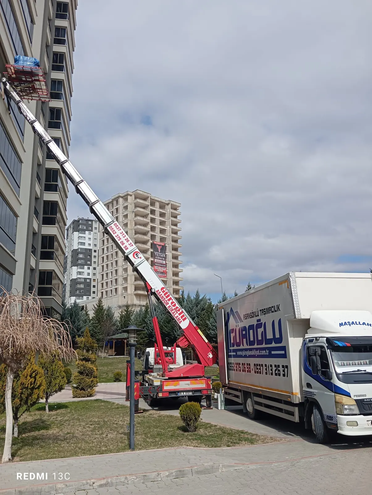 Güroğlu Nakliyat asansörlü taşımacılık operasyonu